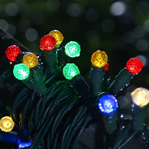 18.6Ft 50 LED Colorful Mini Globe String Lights G12 Ball Christmas Tree Lights for Small Tree Crafts Garden Fence Holiday Indoor and Outdoor Decorations, UL Certified, Connectable, Multi-Colored by MULTI-SPARKING - Used condition - Image 5