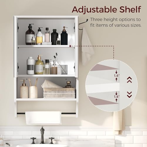 MAHANCRIS 3-Tier Medicine Cabinet with 2 Doors and Adjustable Shelf by MAHANCRIS - Image 3
