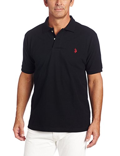 U.S. Polo Assn. Men's Classic Polo Shirt, Black, L