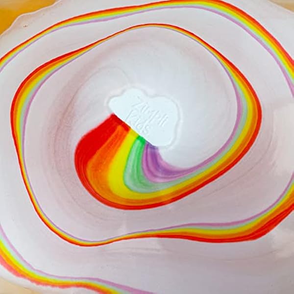 ZIMPLI - 3 x Большое облако Rainbow Baff Bombz, создайте эффект радуги и сверкающее приключение в ванной, сверкающие шарики для ванны, рождественский подарок для детей