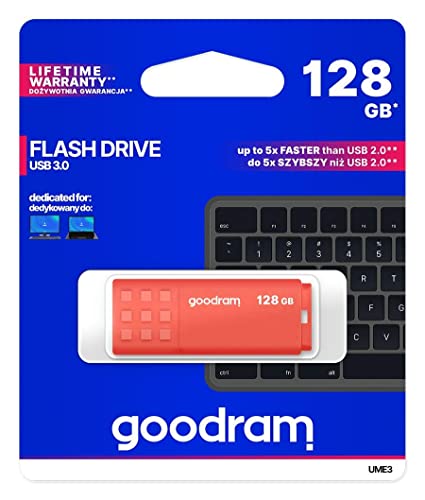 Goodram Ume3 Lápiz Usb 128Gb Usb 3.0 Naranja