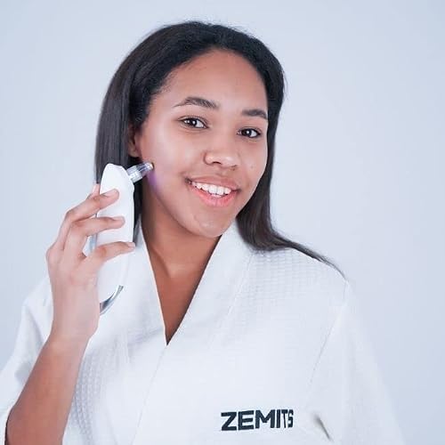 Zemits Exfomatte | 4In1 Diamond Microdermabrasion Device | Skin Exfoliator, Pore Minimizer, Age Spot Remover, Facial Peeling Tool | Vacuum Blackhead Extractor | Rechargeable Microderm Wand | Us Brand #TOP2