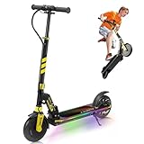 Aolorozo E200 180W Electric Scooter for Adults Teens, 10MPH 10-Mile Foldable Commuter Scooter with 8" All-Terrain Tires, 220LB Capacity & 15% Grade, 4H Charge Aerospace Aluminum (Yellow) -  Yongkang Anluosen Sports Equipment Co., Ltd.
