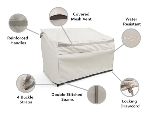 image for Covermates Outdoor Patio Sofa Cover - Premium Polyester, Weather Resis
