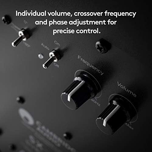 Cambridge Audio SX-120 Subwoofer Speaker For Home Cinema Sound System And Hifi System - Deep, Rich Bass With Smooth Frequency Response - 230V UK/EU (Matt Black)