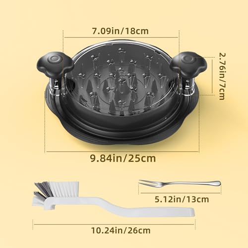 DSTANA Triturador de frango, triturador de carne grande, antiderrapante, para cozinha, triturador de