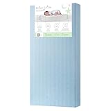 Dream On Me Little Lullaby 5” 2-in-1 Crib & Toddler Mattress, Dual-Sided Infant & Toddler Support, Waterproof & Stain Resistant, GREENGUARD Gold & Baby Safety Alliance Certified - Blue Floral