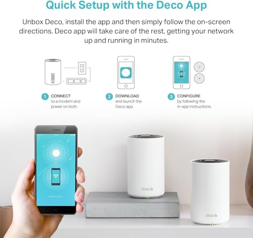 TP-Link Deco XE75 AXE5400Mbps WiFi 6E Mesh System, 8K/4K Streaming, Online Meeting, AI-Driven Mesh, Deco Extender, Covers 2,900 ft2, Connect 200 Devices, Alexa, Easy Setup, Homeshield - Image 5