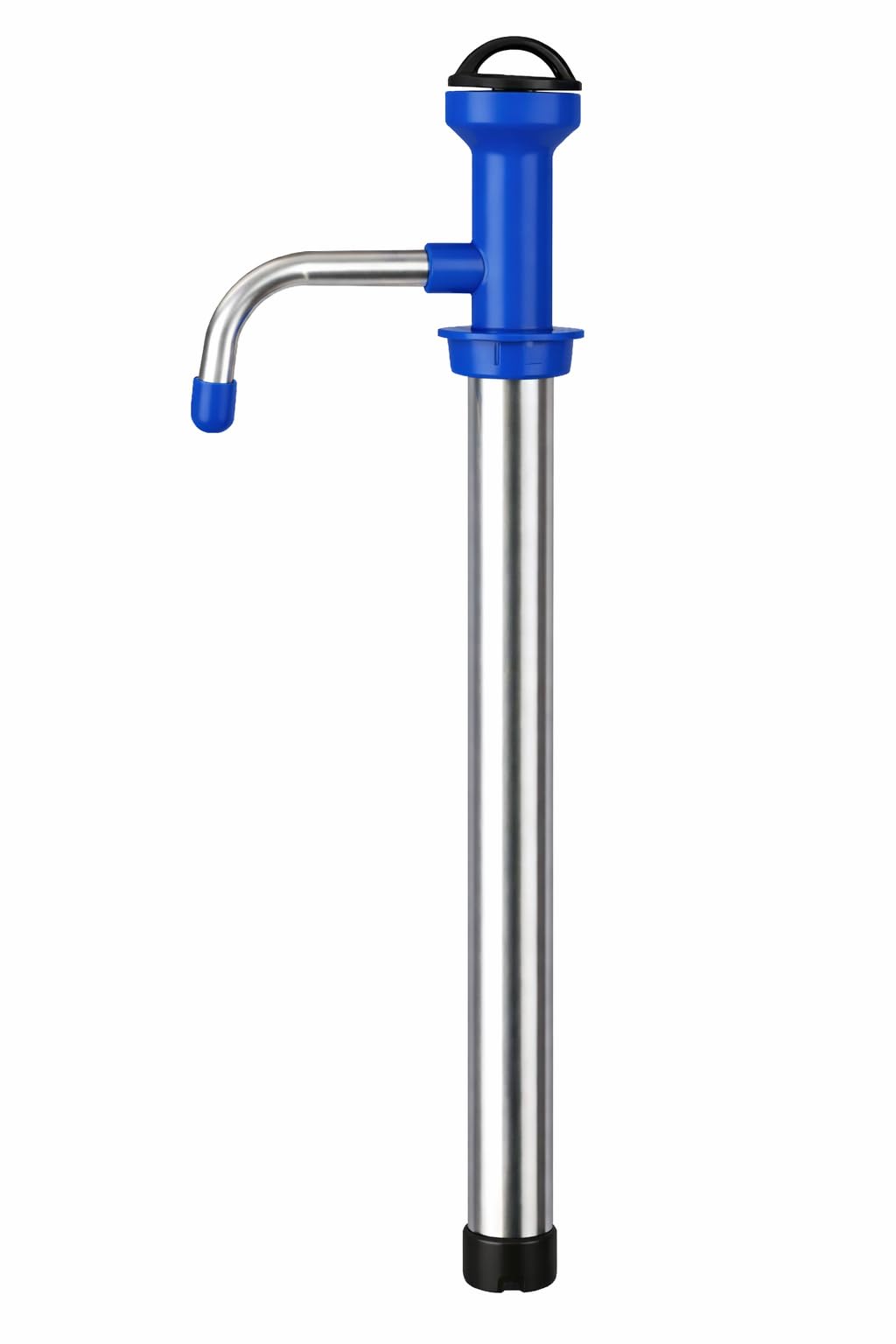 Meteor Stainless Steel Manual Pump with | Hand Operated Cooking Oil, & Liquid Transfer Fluid Extractor Pump | Blue (Pack of1)-image-20