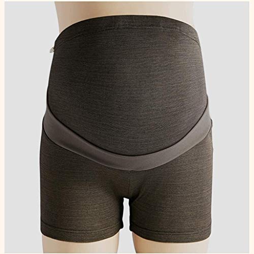 Nansong Woman Maternity Panties, Silver Fiber Anti-Radiation Protection Shield Shorts, Soft Breathable, Full Coverage Underwear (Color : Gray, Size : Medium) (Color : Black, Size : Large) #TOP6