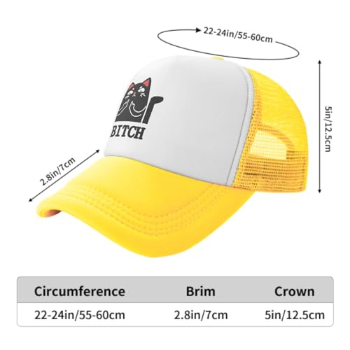 Image of Funny Trucker Hats,Trucker Hat Baseball Cap for Women Snapback Adjustable Hat Humor Gift Men