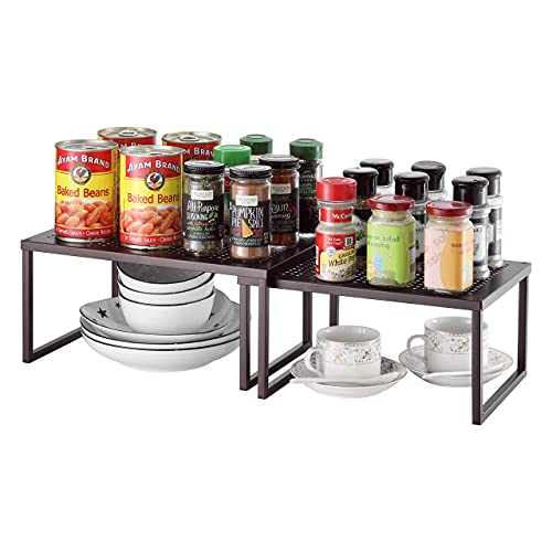 2 Pack Simple Trending Shelf Organizer, Kitchen Counter Shelf