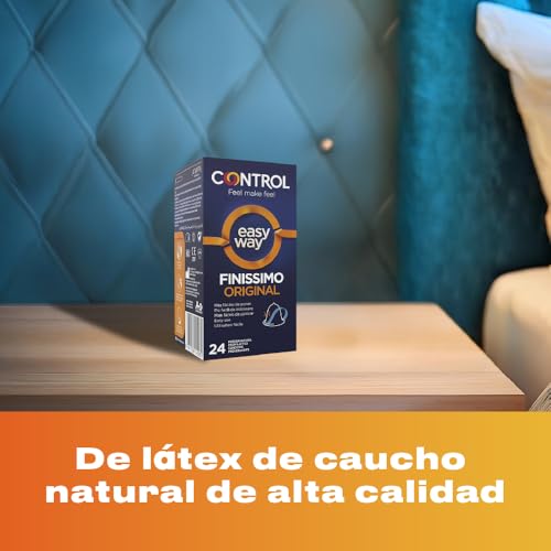 Miniatura 4 de Control Preservativos Easy Way Finissimo, Caja De 24 Condones Fácil De Poner, Lubricados, Sexo Seguro, Preservativos Ajuste Óptimo, 24 Ud Pack Ahorro