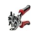 Revolving Leather Hole Punch, Eyelet and Snap Setting Pliers Tool Kit - Great for Crafts, DIY, Belts, Dog Collars, Saddles, Fabric, Watch Bands, Straps, Paper, Includes 100 eyelet and 25 press studs