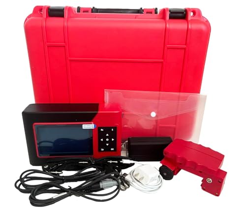 HFBTE Rebar Scanner Detector NDT Concrete Rebar Locator with Range Ð¤6mm-Ð¤50mm Rebar Error Â±4 for Reinforcement Detector Position Determination LCD Screen Lithium Battery