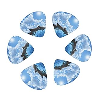 Ensemble de 12 médiators de guitare Two Dolphins pour guitare acoustique, guitare électrique, contrebasse, ukulélé - Les Beatles, Paul McCartney, John Lennon, RIngo Starr, George Harrison Ensemble de 12 médiators de guitare Two Dolphins pour guitare acoustique, guitare électrique, contrebasse, ukulélé – Image 2