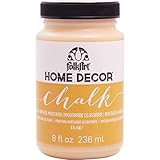 FolkArt Home Decor Chalk Furniture & Craft Paint in Assorted Colors, 8 ounce, Vintage Mustard