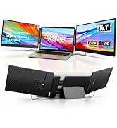 14 Inch 2K Tri-Screen Laptop Monitor Extender Triple Display Kompatibel mit Mac