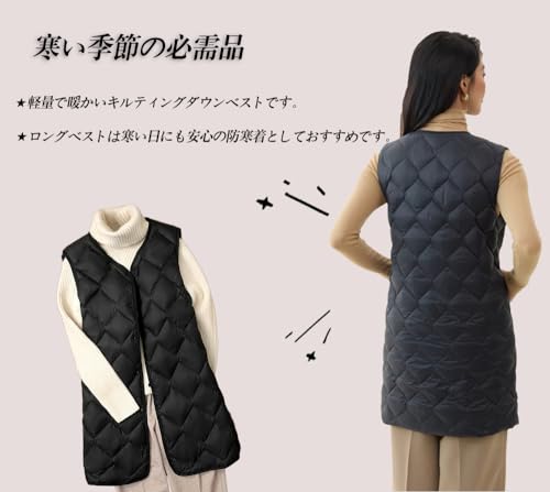 lucky lemon キルティングベスト レディース ダウンベスト の商品画像 2
