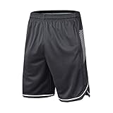 basketball shorts weiß 【SCHNELL TROCKNEND UND ATMUNGSAKTIV(Polyster)】Aufgrund des angenehm leichten Stoffes trocknet die MILANKERR Männer Fitness-shorts innerhalb kürzester Zeit, und es gibt viele atmungsaktive Löcher, die sehr angenehm zu tragen sind.