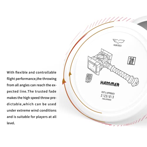 Yikun Disc Golf Putter Approach| Professional Pdga Approved Golf | Throwing Disk Golf Putter | 165-170G | Stable Golf Discs Perfect For Outdoor Games And Competition[Dics Shade May Vary] #TOP2