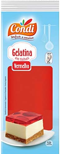 CondiÃ‚ Red Gelatin Sheets Packing 7g