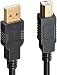 Produktbild deleyCON 20m Aktives USB Druckerkabel Scannerkabel Datenkabel USB 2.0 A-Stecker zu B-Stecker für Drucker Scanner Fax Multifunktionsdrucker Printer - Schwarz