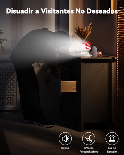 Imou 2.4/5GHz Cámara Vigilancia WiFi Interior, Cámara de Seguridad Doble Lentes, Resolución 4MP+4MP, Visión Nocturna en Color, Audio Bidireccional, Botón para Llamar,Modo Privacidad, Ranger 2C Dual - imagen 9