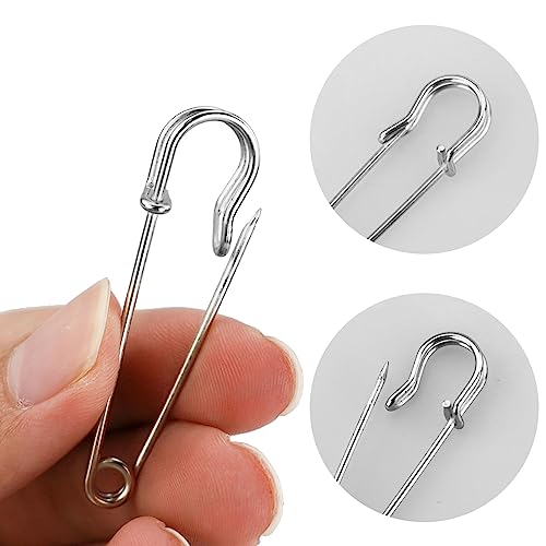 Miniatura 6 de Lwmlwm 15 Imperdibles De Seguridad Grandes, 50 Mm, Acero Inoxidable, Resistentes, Para Mantas, Tejidos, Joyas Y Manualidades