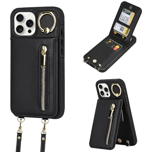 uCOLOR for iPhone 16 Pro Wallet Case with Card Holders