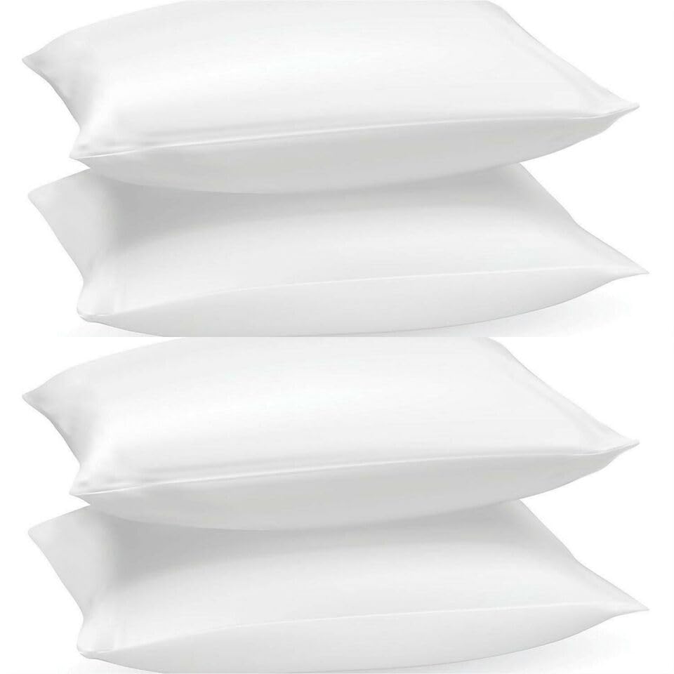 ARLINENS Duck Feather Pillows 4 Pack Ultra Soft Hotel Quality Bed...
