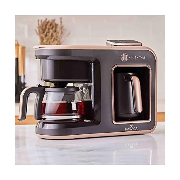 KARACA Hatır Plus Mod 5 İn 1, 750 Ml Tee/Filterkaffee & Turkischen Kaffeemaschine Black Copper, Für Kaffee, Tee… – Bild 4