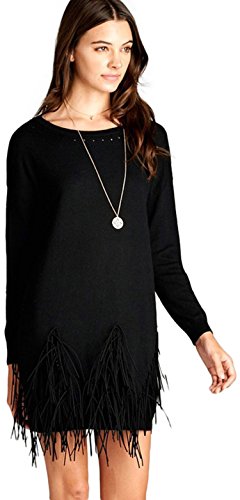 Image of ToBeInStyle Women's Classic Long Sleeve V-Neck Pullover Sweater