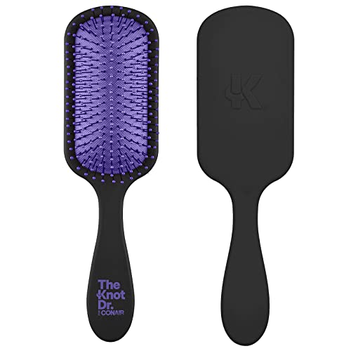The Knot Doctor For Conair Premium Pro Detangling Hair Brush For Wet Or Dry Hair With Purple Storage Case, 1 Count #TOP13