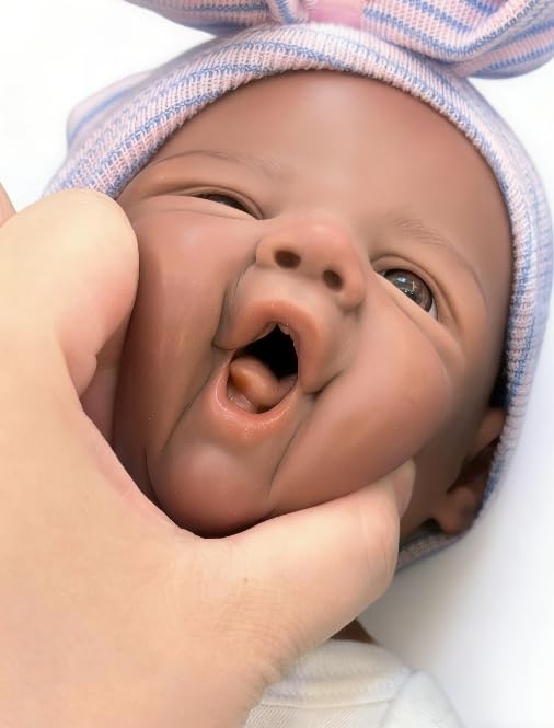 Muñeca Reborn Silicona 46 cm Peso 6.5 lb miniatura 4