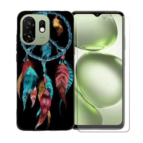 CongJiaLingXi�P�[�X�K�p�� TCL NXTpaper 70 Pro (6.9") + �������ꂽ�K���X�X�N���[���v���e�N�^�[�A�_��ȃV���R�[���V�F���o���p�[TPU�ی�J�o�[�̂���,BST3