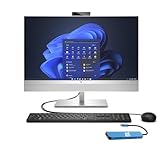 HP EliteOne 870 G9 All-in-One AIO Business Desktop Computer (27' 2K Touchscreen, Intel 20-Core i7-14700, 16GB DDR5 RAM, 512GB SSD), Wi-Fi 6E, BO Audio, 5MP Webcam, Wolf Security, IST HUB, Win 11 Pro