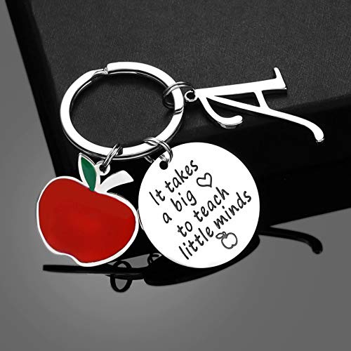 Yoosteel Teacher Gifts For Women, Teacher Keychain Cute Teacher Gifts From Students(J) #TOP5