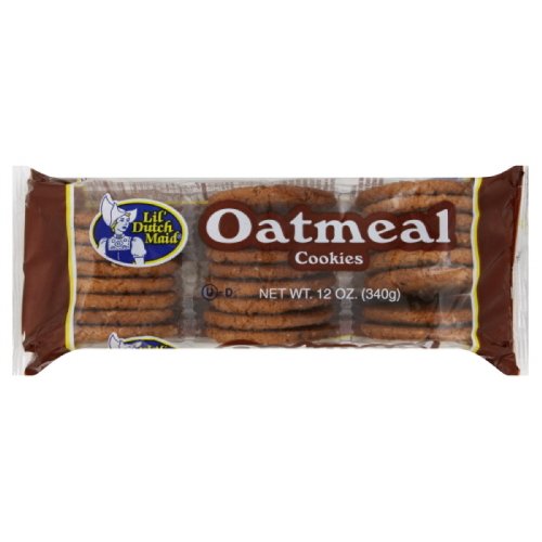 Little Dutch Maid Oatmeal Cookie, 12-Ounce (Pack of 12)