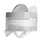 WNP Duo Cleansing Clay Mask with Niacinamide & Hyaluronic Acid – Deep Pore Cleanser for T-Zone & U-Zone, Blackhead Remover, Hydrating & Oil-Control Face Mask, 3.53oz