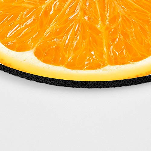 Orange Slice Mousepad, Tropical Mouse Pad, Fruit Mousepad, Vegan Mouse Pad,, Funny Gift, Food Mousepad #TOP2