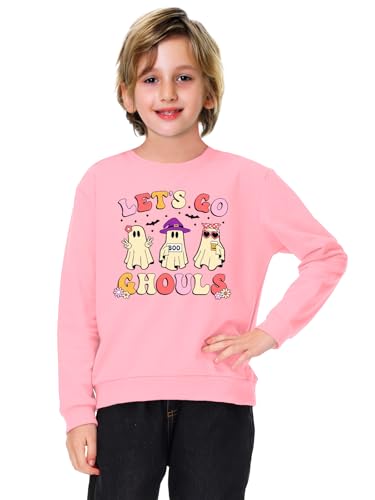Image of Remimi Kids Halloween Sweatshirt Long Sleeve Thanksgiving Tops 3-14 Years