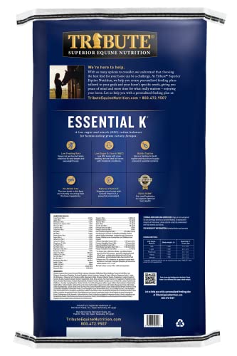 Tribute Kalmbach Feeds Essential K For Horse, 50 Lb #TOP1