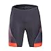 Beroy Men's Comfortable Bicycle Cycling Pants, 3D Padded Bike shorts,Red,X-Large