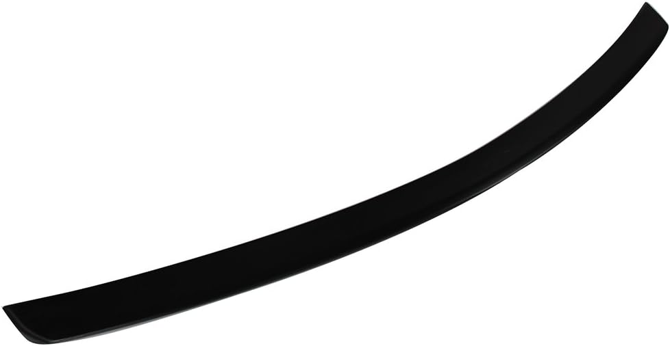 IKON MOTORSPORTS, Trunk Spoiler Compatible with 2008-2014 Mercedes-Benz W204 C-Class Sedan 4-Door, AMG Style Carbon Fiber CF Rear Trunk Lid Spoiler Wing Lip