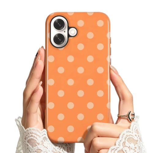 Compatible with iPhone 17 Case Cute Polka Dot for Women Aesthetics Trendy