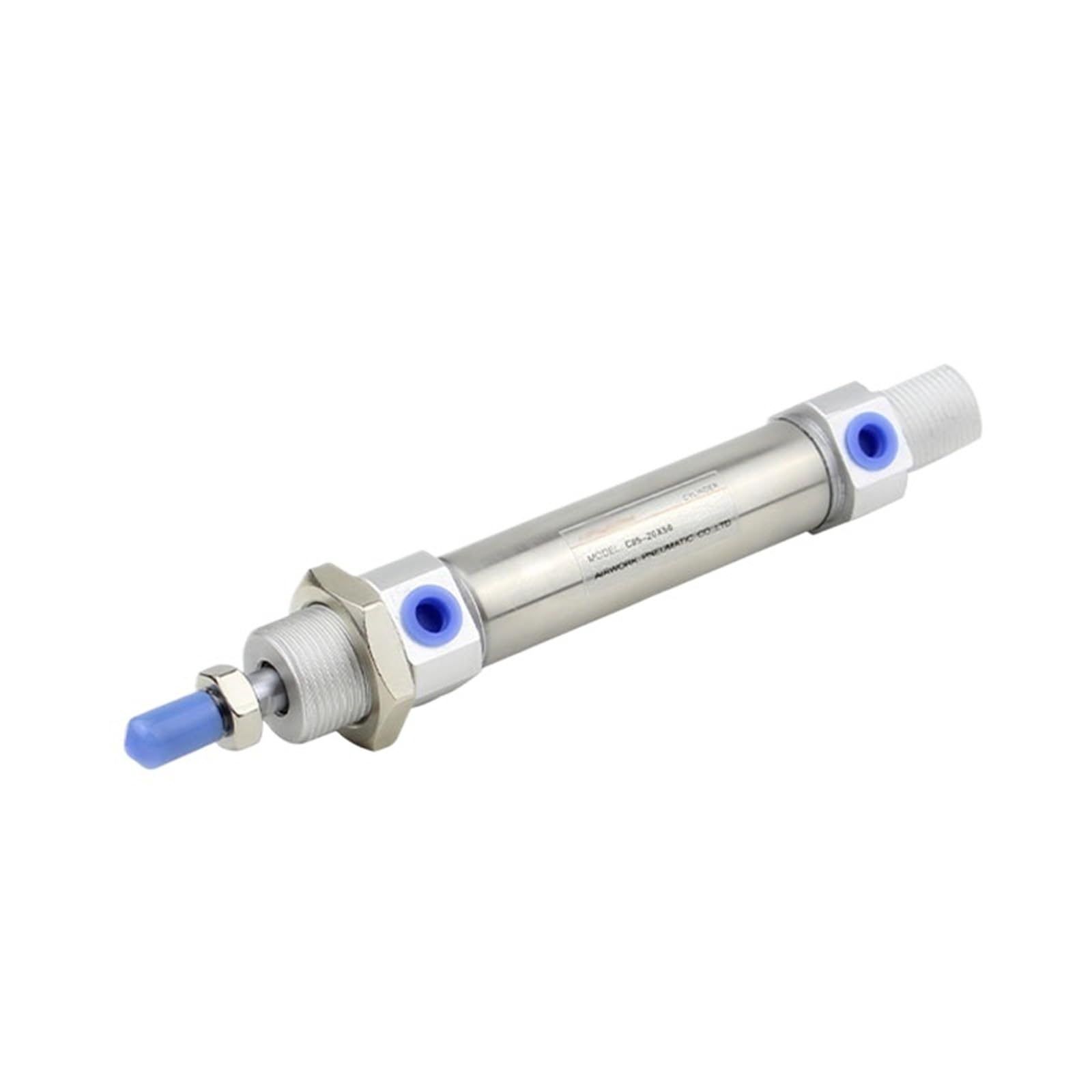 Cilindro neumático de acero inoxidable C85N10 con variadas carreras de trabajo