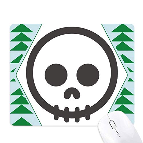 Tapis de souris squelette et smiley en caoutchouc pour bureau moderne