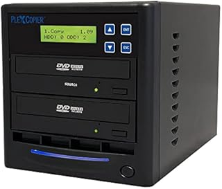 PlexCopier 24X 1 to 1 CD DVD M-Disc Supported Duplicator Copier Tower with Free Copy Protection
