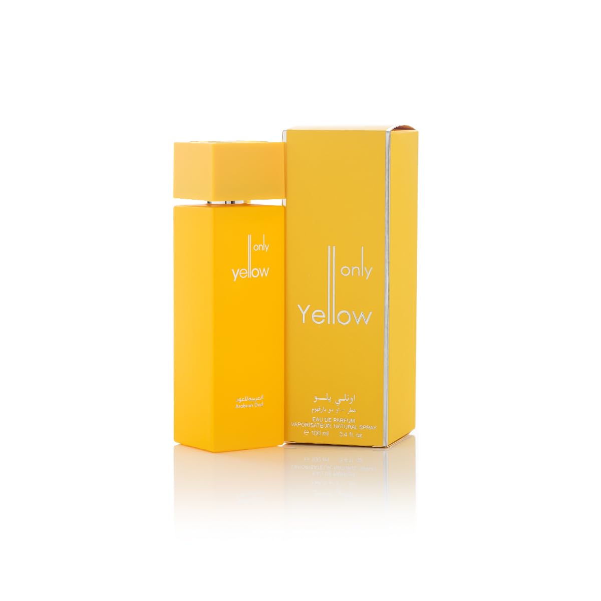 Arabian Oud ONLY YELLOW 100 ml | Eau de Parfum Unisex | Grosella negra, peonía y vainilla | Fragancia afrutada y floral.